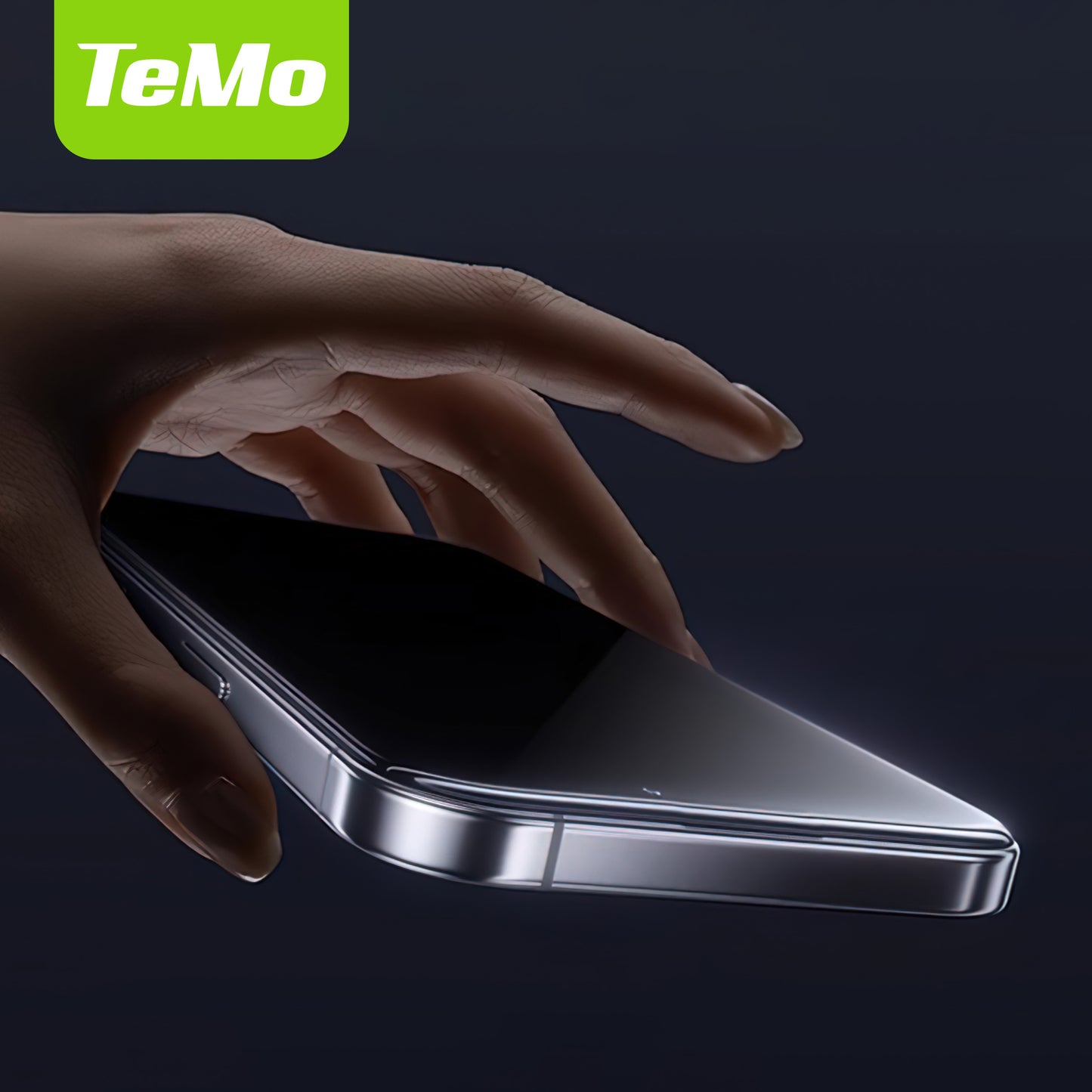 TeMo Tempered Glass 5D Full für iPhone 17 Pro Max