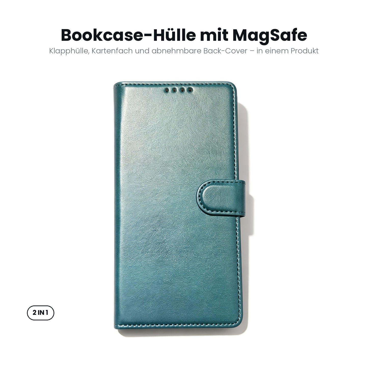 TeMo Deluxe Flip Case 2 in 1 Back Case für iPhone 16e