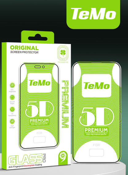 TeMo Tempered Glass 5D Full für iPhone 17 Pro Max
